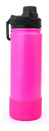 Garrafa Térmica 650ml 24 Horas Gelado Cor Rosa