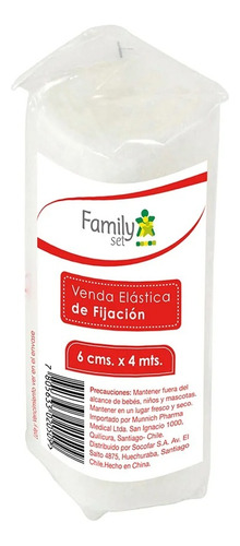 Family Set Venda Elástica De Gasa 6cm X 4mt