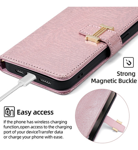 Funda De Piel Con Tapa Anticaída De La Serie Xiaomi Con Soporte Ajustable, Tarjetero, Bolsillo Tipo Cartera, Color Oro