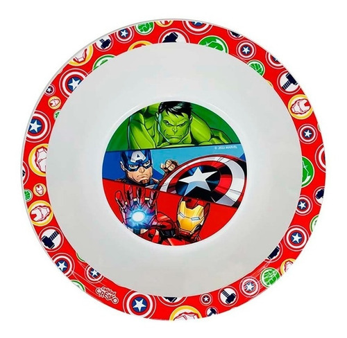 Plato Hondo Bowl De Plástico Avengers Marvel Cresko