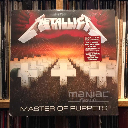 Metallica Master Of Puppets Edicion Vinilo