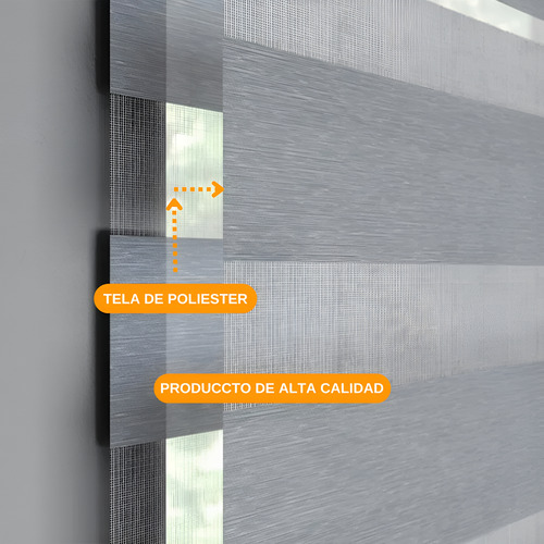 Cortinas Roller Duo Zebra Dia Y Noche Ancho 130 X 200 Cm.
