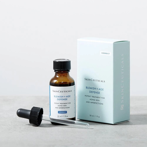 Sérum Blemish y Age Defense SkinCeuticals día noche para piel grasa mixta de 30mL