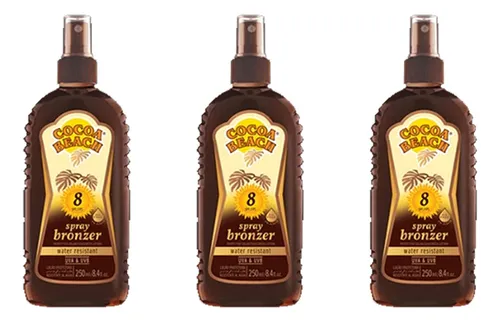 Cocoa Beach Protector Solar Spray Bronzer 8fps 250ml X3u