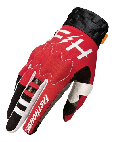 Guantes Ciclismo Downhill Fasthouse Speed Style Blaster Rojo