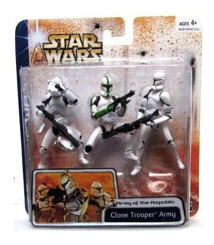 Star Wars Clone Wars: Clone Trooper Army W. Sargento Verde