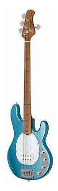 Sterling By Music Man Stingray Bass H4 Blue Sparkle With Aad