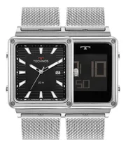 Comprar Relógio Masculino Technos Curvas Digiana Luxo Original Cor Da Correia Prata Cor Do Bisel Conforme As Imagens Cor Do Fundo Conforme As Imagens
