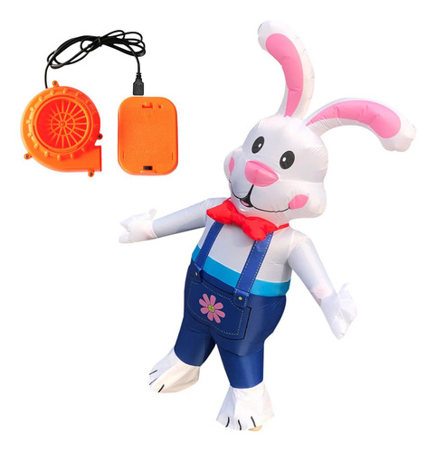 Traje De De Vestuario Inflable Con Conejo De Pascua