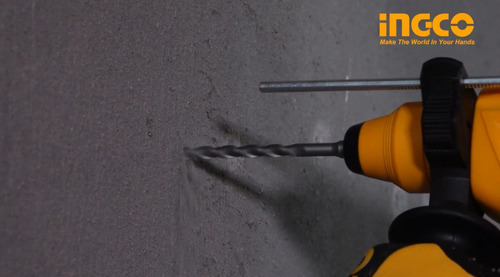 Taladro Rotomartillo 800w Perfora Concreto Profesional Ingco