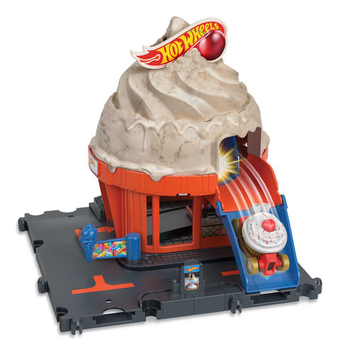 Hot Wheels City Pista Lugares Favoritos Heladería