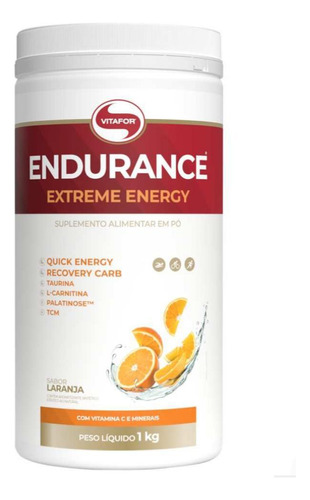 Endurance Extreme Energy 1000g Laranja Vitafor