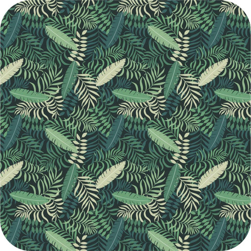 Papel De Parede Floral Jardim Vertical Tropical Verde A467