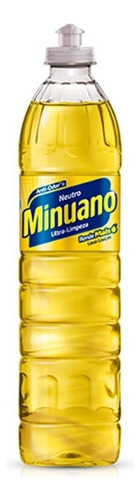 Detergente Minuano Neutro 500ml - Embalagem Com 24 Unidades