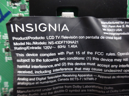 Mainboard Insignia 715ga715-m01-b00-005g (Usado)