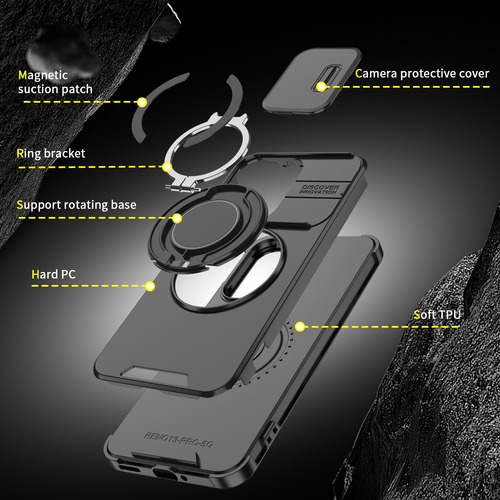 Funda Case Magnético Uso Rudo Para Oppo Reno13