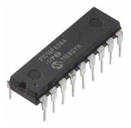 Microprocesador Pic16f628a I/p Flash 18 Pines Microchip X5