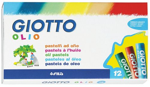 Lapices Pastel Al  Oleo  Giotto 12 Colores