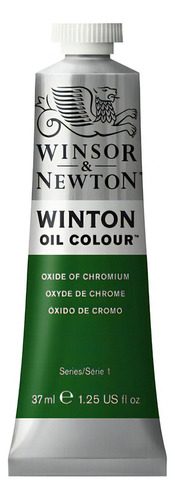 Tinta Óleo Winton 37ml Winsor & Newton Unidade Cor Do Óleo 459 Oxide Of Chromiu