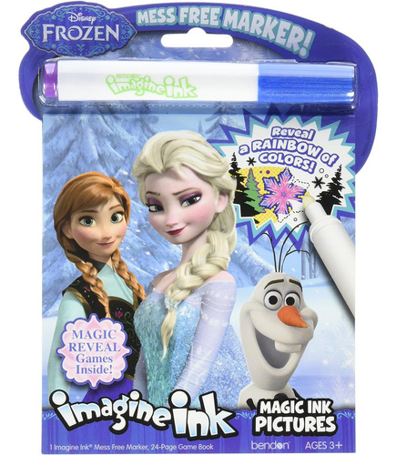 Frozen Imagine Ink Juego De Colorear Libro Magic Ink Im...