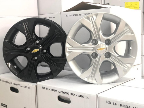 Rodas Onix Premier Aro 15 ( Jogo ) + Bicos * Cor Prata