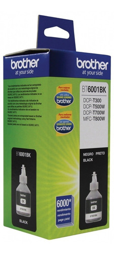 Imagen 3 de 5 de Tinta Brother Negra 6000 Paginas Bt6001bk