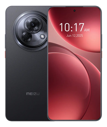 Celular Meizu Lucky 08 5G Ai Phone Dual Sim Snapdragon7s Gen 2 LTPO AMOLED 144Hz 1.5k 6.78" Protección ocular pantalla 108MP cámara ultra clara 256GB ROM 12+12GB RAM 6000mAh Carga rápida IP64 Negro