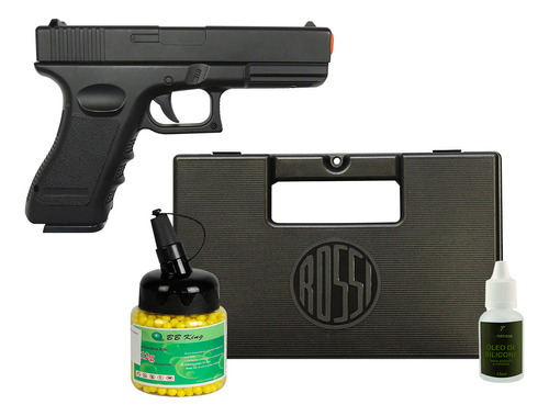 Airsoft Glock Toda Em Ferro Vigor V20 Spring + Maleta + Bbs