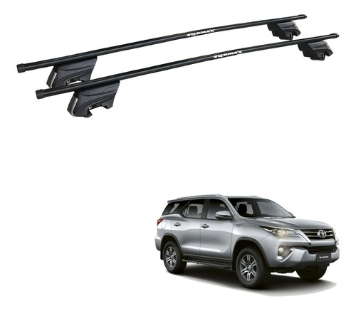 Rack Bagageiro Eqmax Beta Preto Toyota Hilux Sw4 2018