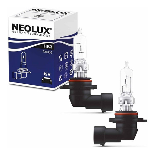 2 Focos Halogeno Neolux 9005 100w 12v P20d Autos Camionetas 