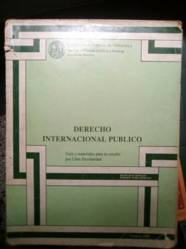Derecho Internacional Público Ucv Guía De Libre Escolaridad 