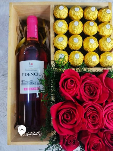 Imagen 6 de 10 de Cajas De Madera Huacales Guacales Arreglos Gifts Box Corazon