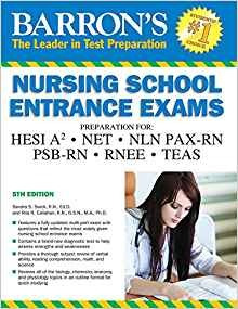 Barrons Nursing School Entrance Exams Hesi A2  Net  Nln Paxr