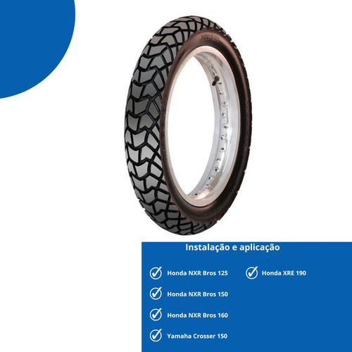 Pneu Honda Nxr / Bros 110/90-17 Traseiro Viper Maggion
