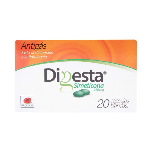 Simeticona Tabletas Digesta 250 Mg