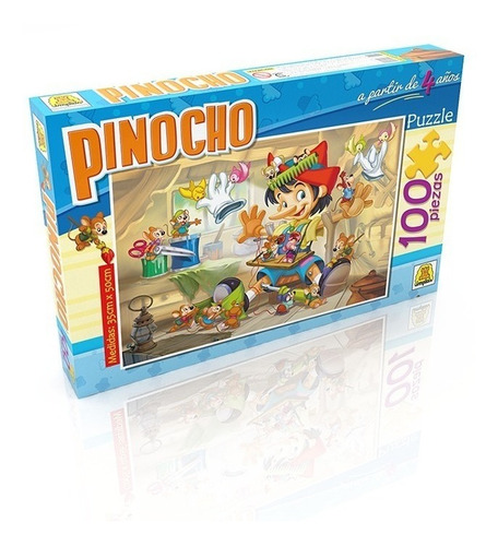 Rompecabezas Puzzle Pinocho 100 Piezas Implas