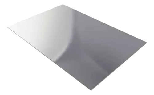 Chapa De Aço Inox 0,5mm 25x10cm Adaptações Churrasqueira