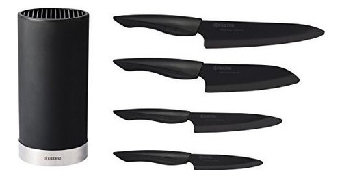 Kyocera Universal Knife Block Set Incluye Black Touch Touch