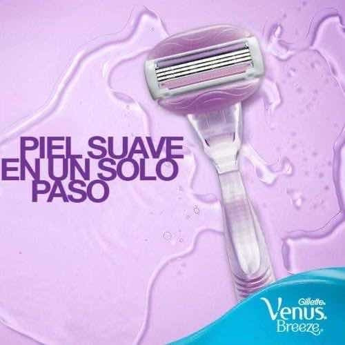 Rastrillo Gillette Venus Mujer Set 5 Cartuchos Y 1 Rastrillo