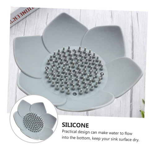 2 Unids Flor En Forma De Caja De Jabón Plato De Jabón Plato