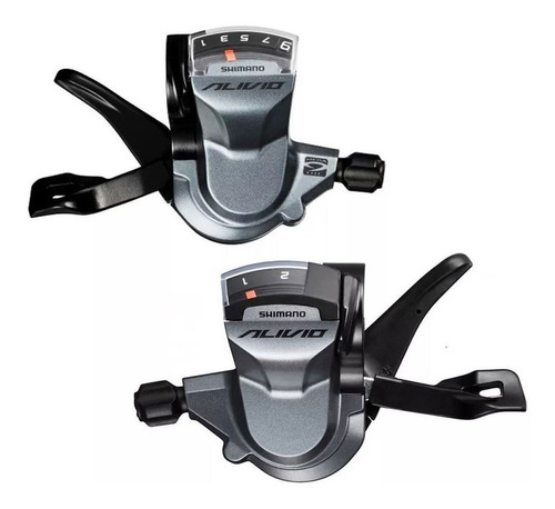 Shifters Shimano Alivio M4010 2 X 9 C/ Abrazadera Y Visor