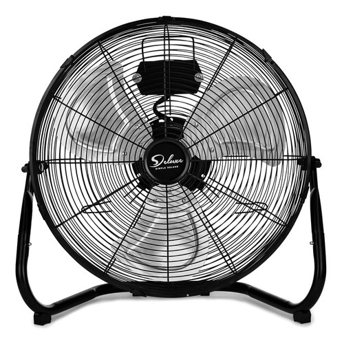 Ventilador Industrial Simple Deluxe HIFANXFLOOR18 18" Negro.
