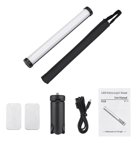 Luz Rgb Wand Stick De 10 W, Portátil, Para Fotografía Y Víde