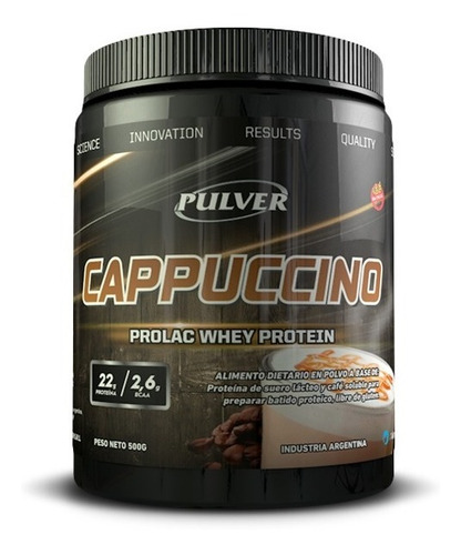 Capuccino Whey Protein Prolac Pulver 500grs S/tacc Desayuno 