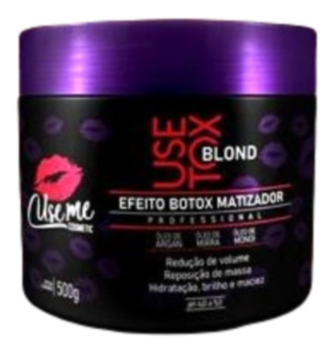 Use Tox Blond Efeito Btox Matizador Profissional Use Me 500g