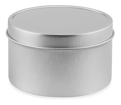 10 Lata Metal 2oz Metálica Crema Pomadera Envase Pastillero