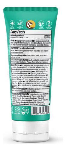 Protector Solar Mineral Spf 40 Para Bebé Badger Con Óxido