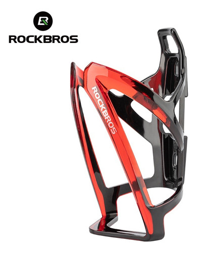 Soporte para botella de agua Caramanhola Bike Rockbros Mtb Speed, color rojo