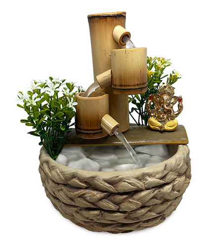 Fonte Bambu De Mesa Feng Shui Agua Cascata Grande