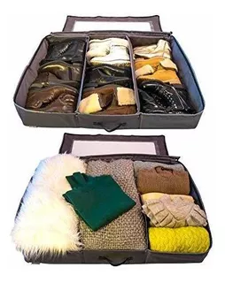 Ndr Home Xl Under Bed Boots Shoes Clothes Storage Organizer